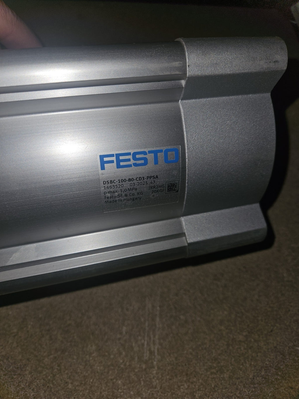 Festo DSBC-100-80-CD3-PPSA- 1463520 pmax: 12bar Normzylinder -unused-NEU-NEW