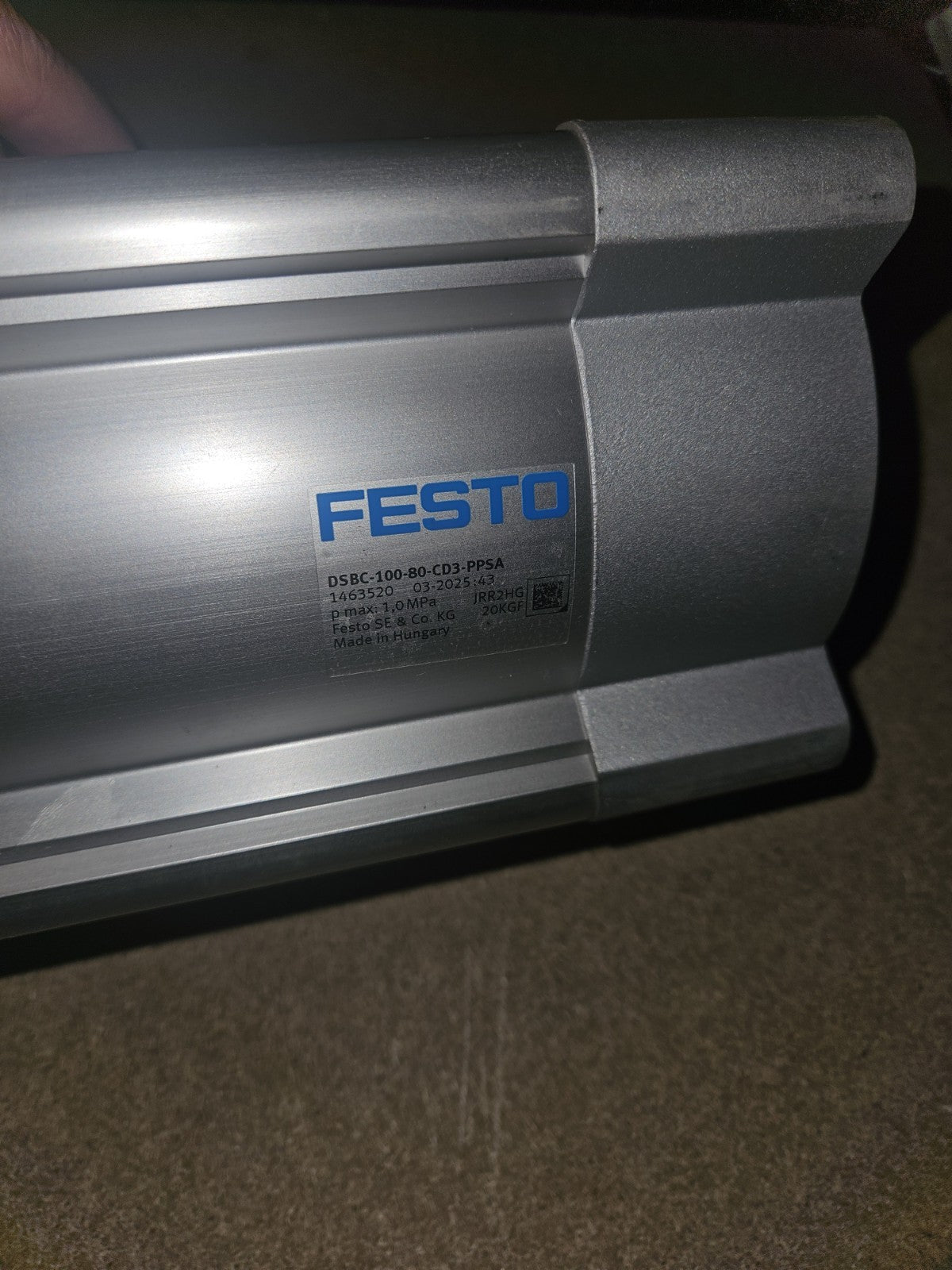 Festo DSBC-100-80-CD3-PPSA- 1463520 pmax: 12bar Normzylinder -unused-NEU-NEW