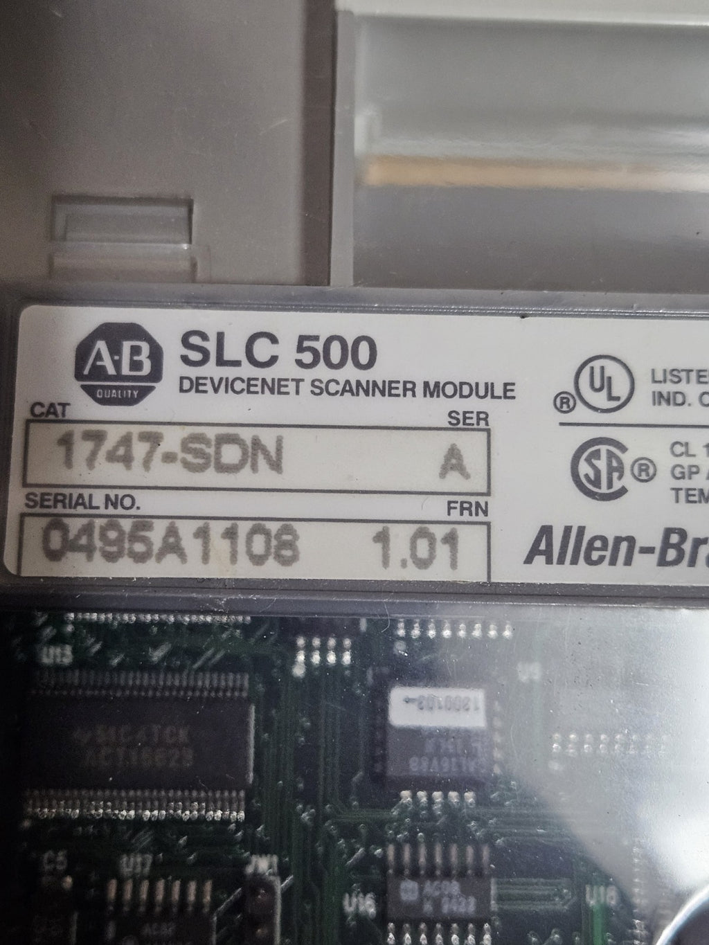 Allen-Bradley 1747-SDN, SLC 500, Ser.A, FRN 1.01, New Unused, Neu Sealed