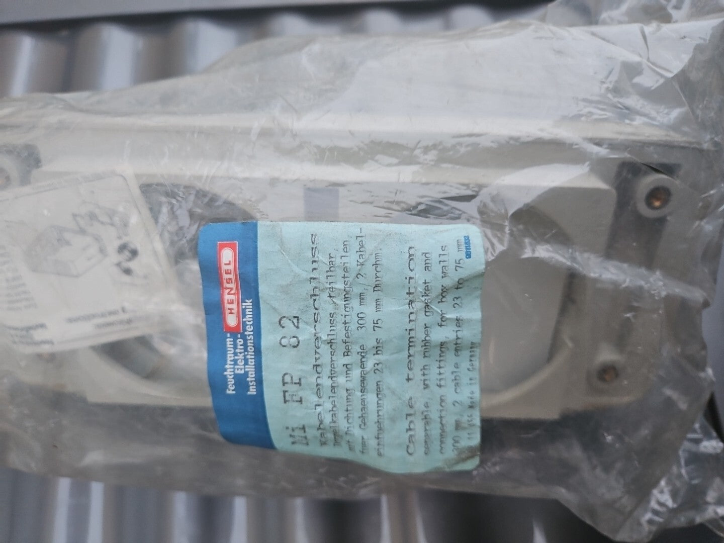 Hensel Kabeleinschub Mi FP 82 Doppelkabel 2x 30 bis 72 mm Durchmesser