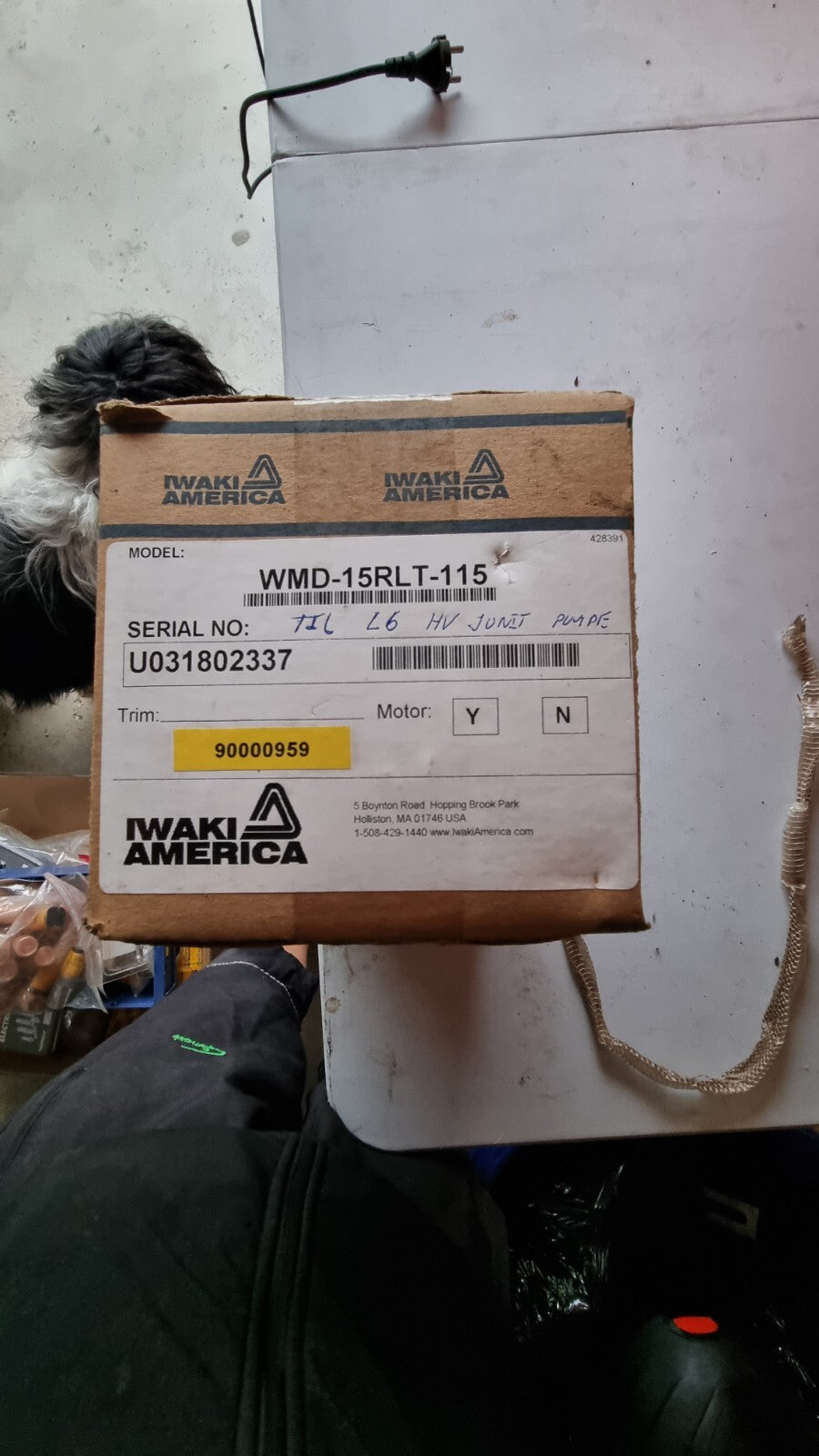 Iwaki AMERICA Walchem WMD-15RLT-115 Item 1009-MDP Magnetic Drive Pump new in box