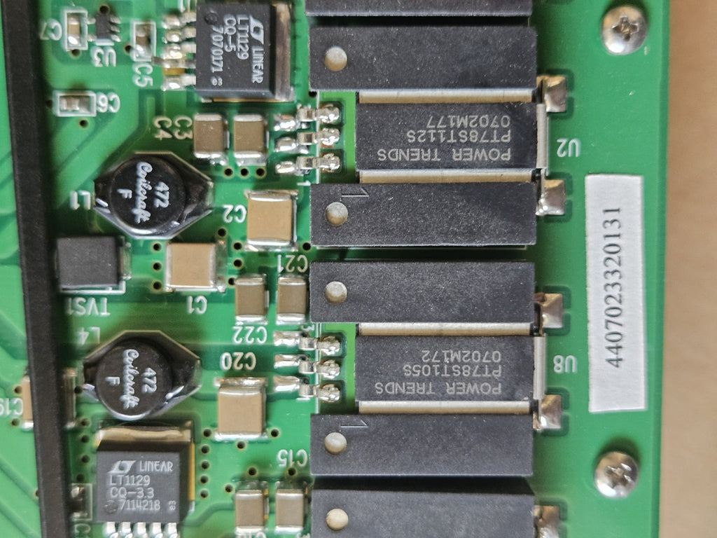 Polestar Technologies DSP3K Power Board ASSY: 9000-332 Rev Model DSP4C Rev 2.0
