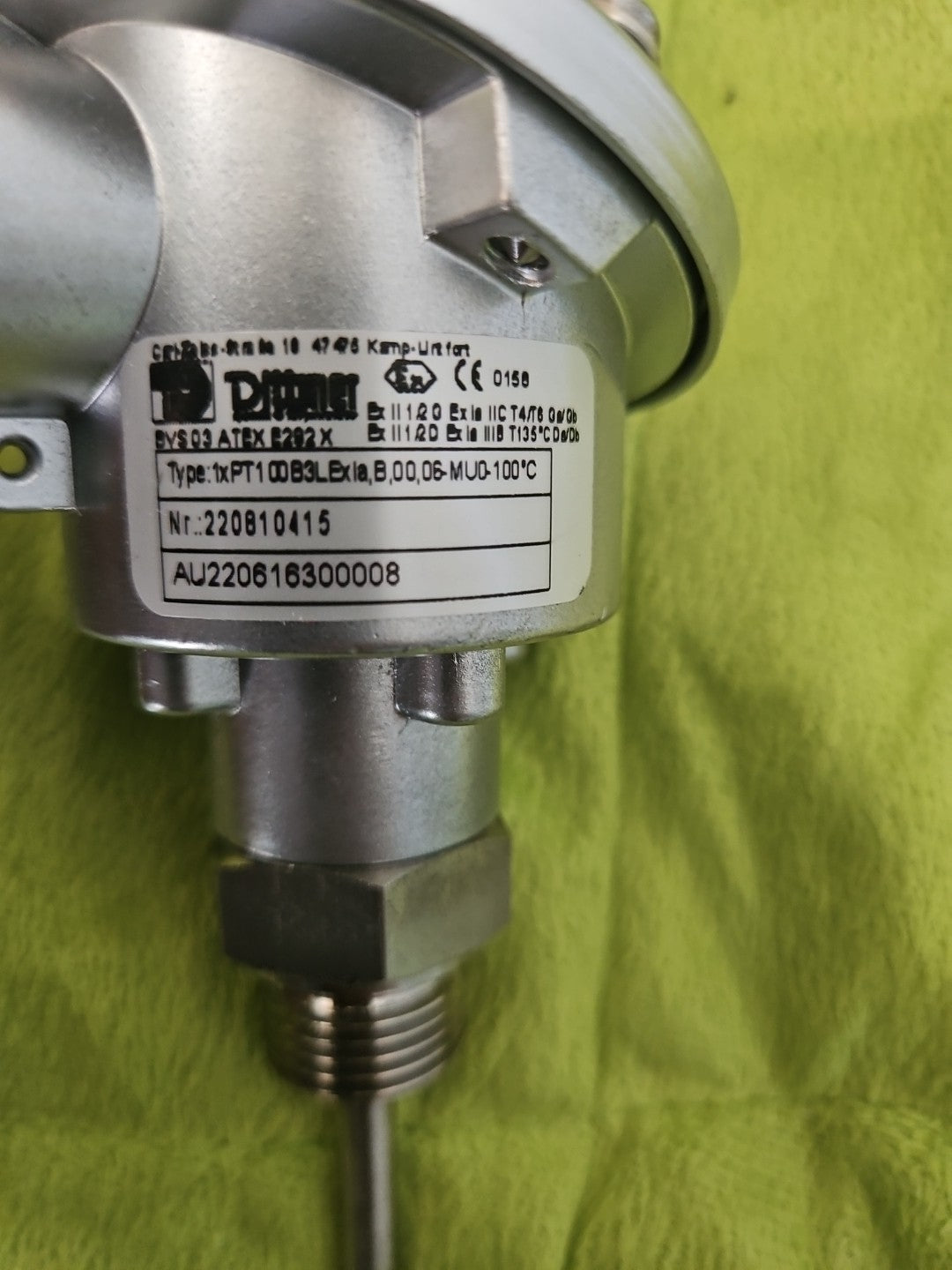 Dittmer 1xPT1 00B3LEx, PD5333D, Temperatursensor, Messumwandler, Sensor Neu New