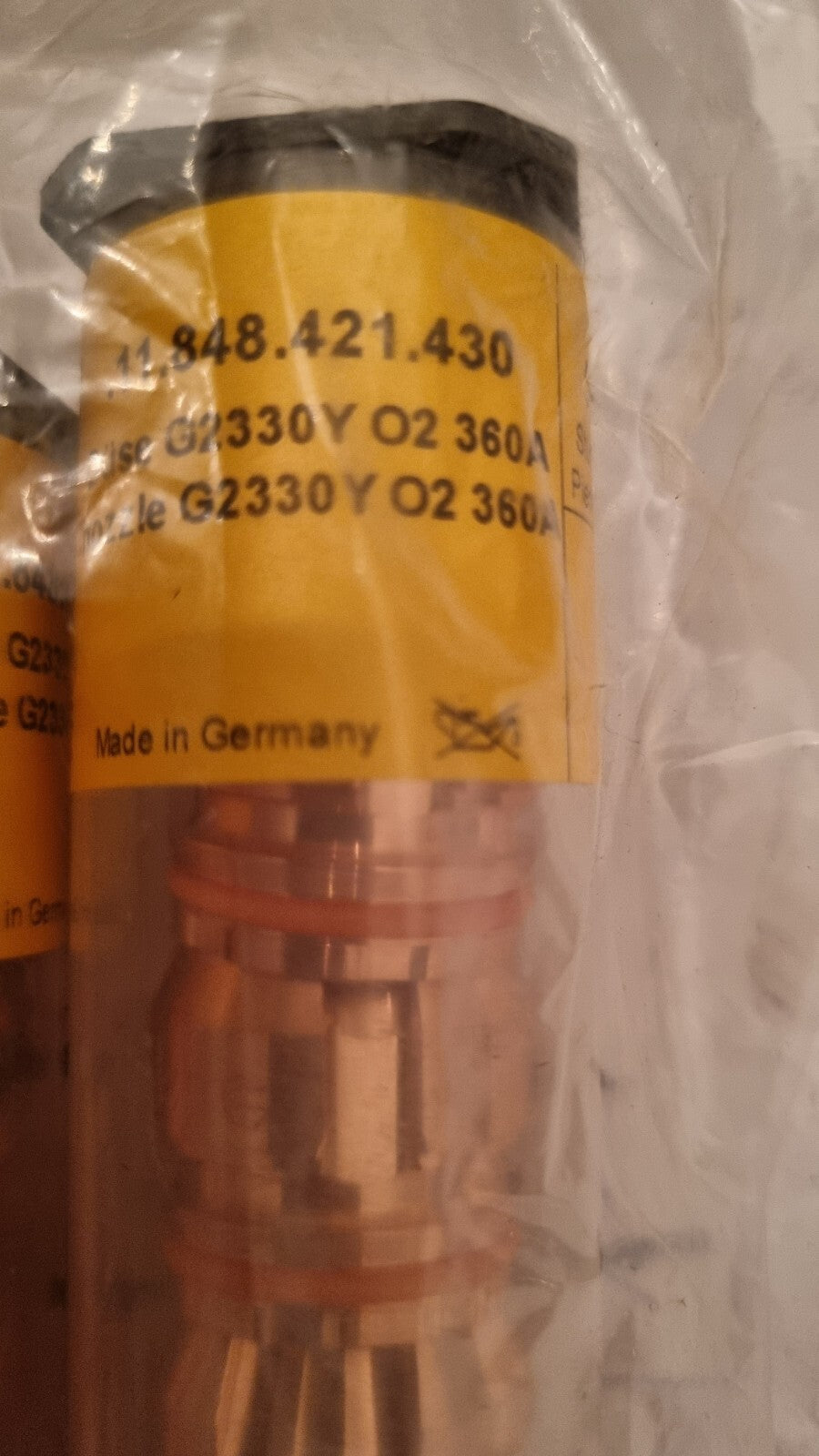 1 xKjellberg HiFocus Düse G2330Y 11.848.421.430 O2 300A nozzle thermacut neu/new