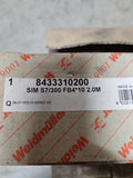 Weidmuller sim s7/300 fb4 x 10 2m konv 8433310200 Neu/ovp, Unused New