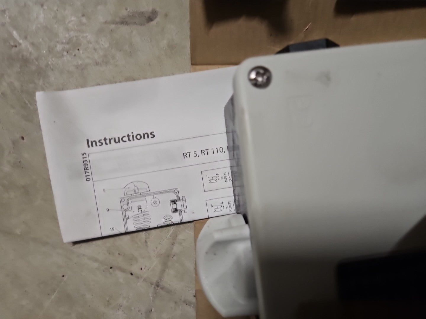 Danfoss RT112 Druck Bedienschalter 0.10 BAR-1.10 017-519166 New In Box Neu/ovp