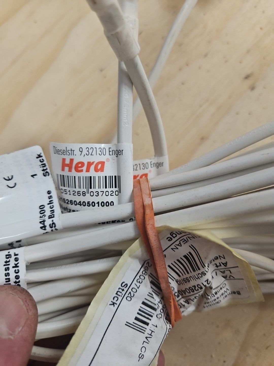 Hera Netzanschlussleitung 0,5m CS 44/500 IP20 Netzkabel 21526040501
