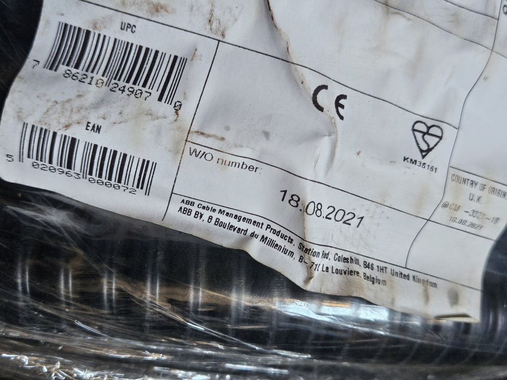 ABB 7TCA296020R Metallschutzschlauch SP25/BL/25M IP65 schwarz Metall Neu New NOS