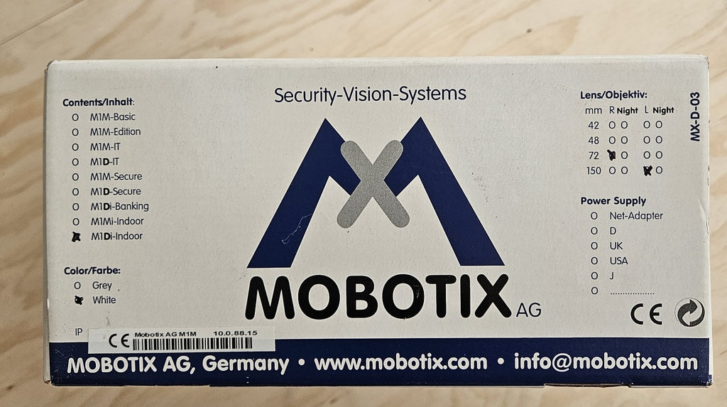 MOBOTIX MX M10i sec. R64D42T150, New Old Stock, Unbenutzt  Neu