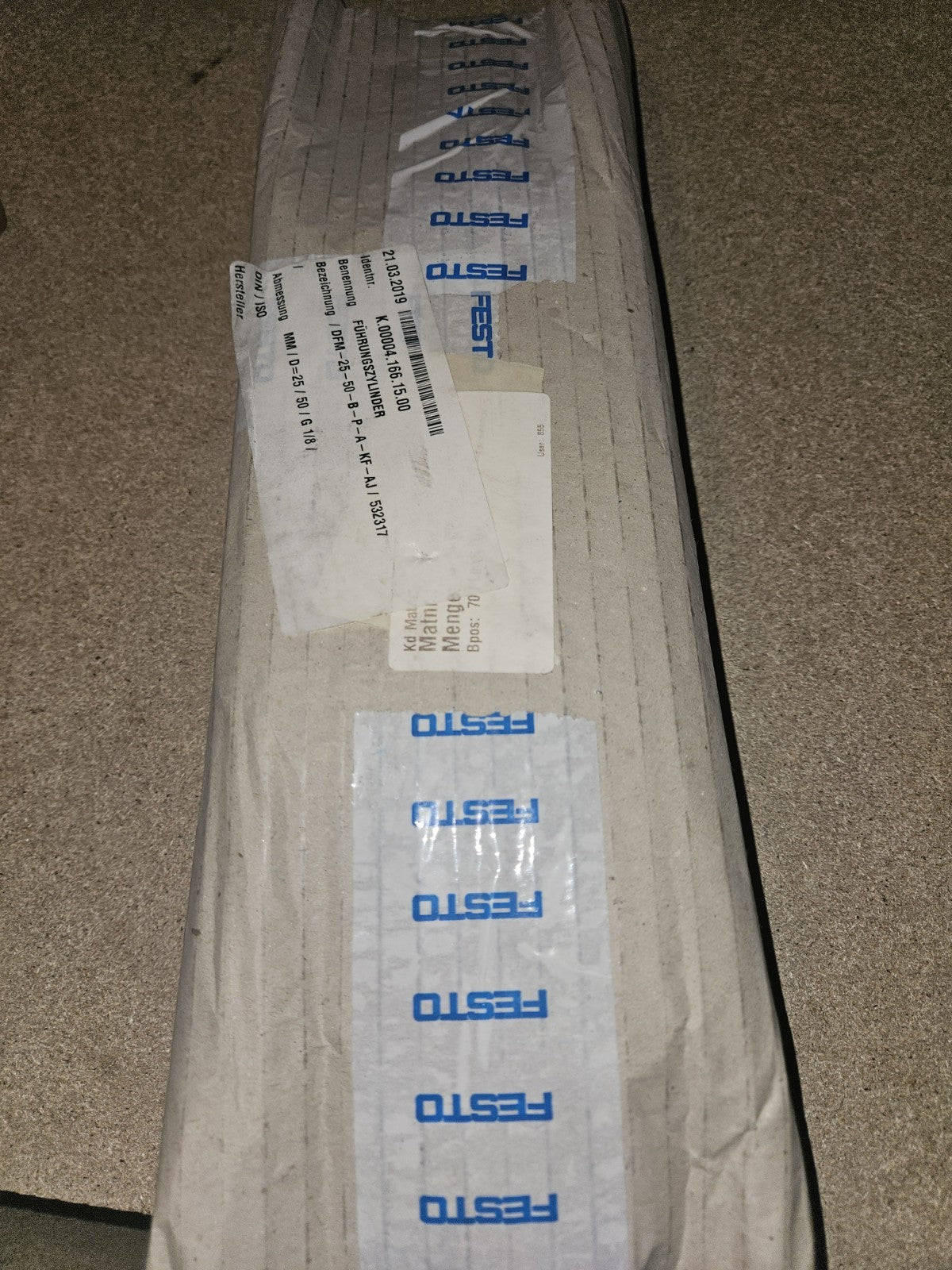 FESTO 532317, Führungszylinder  DFM-25-50-B-P-A-KF-AJ, Neu New Unused Unbenutzt