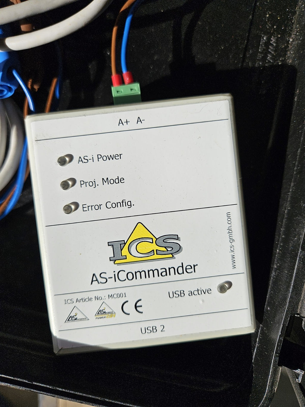 ICS-GmbH AS-Interface iCommander MC001, incl.Software aus Labor Versuchsaufbau