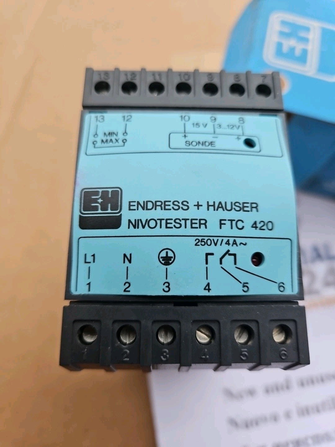 Endress+Hauser FTC 420 FTC420 917078-0000 Nivotester -unused/OVP-