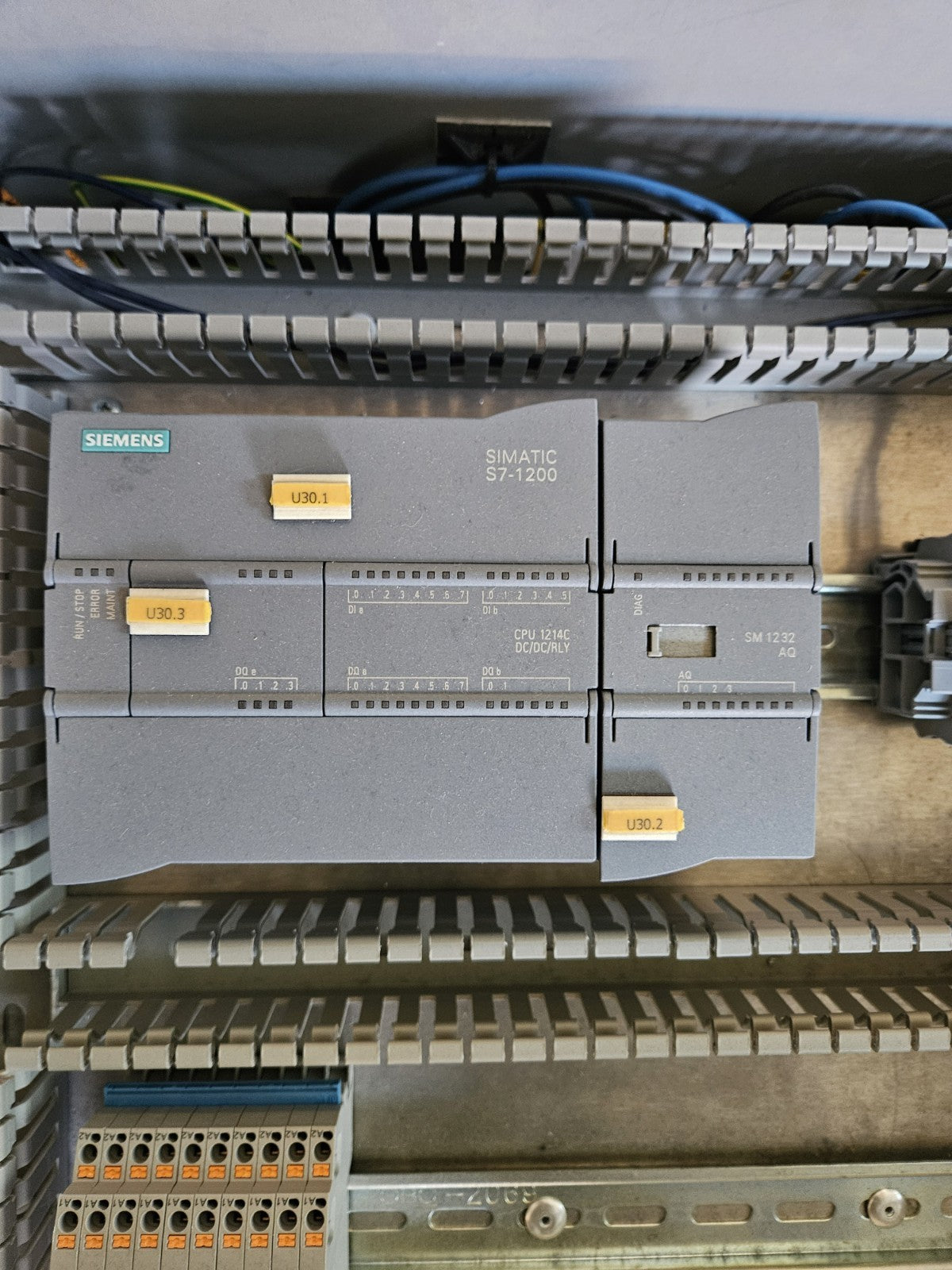 Custom 3-Channel Particle Counter Control Rack | Siemens Simatic S7-1200 PLC |