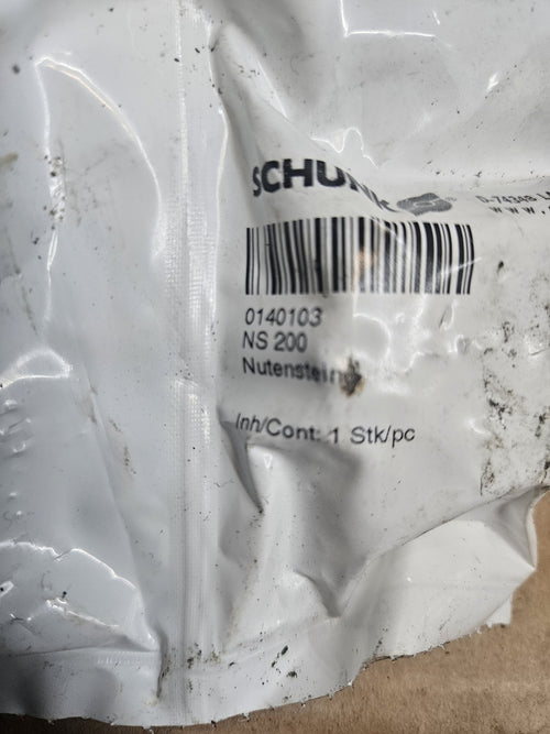 1 x SCHUNK 0140103 Nutenstein Set Mit Schraube, Neu/ovp Sealed Unused New