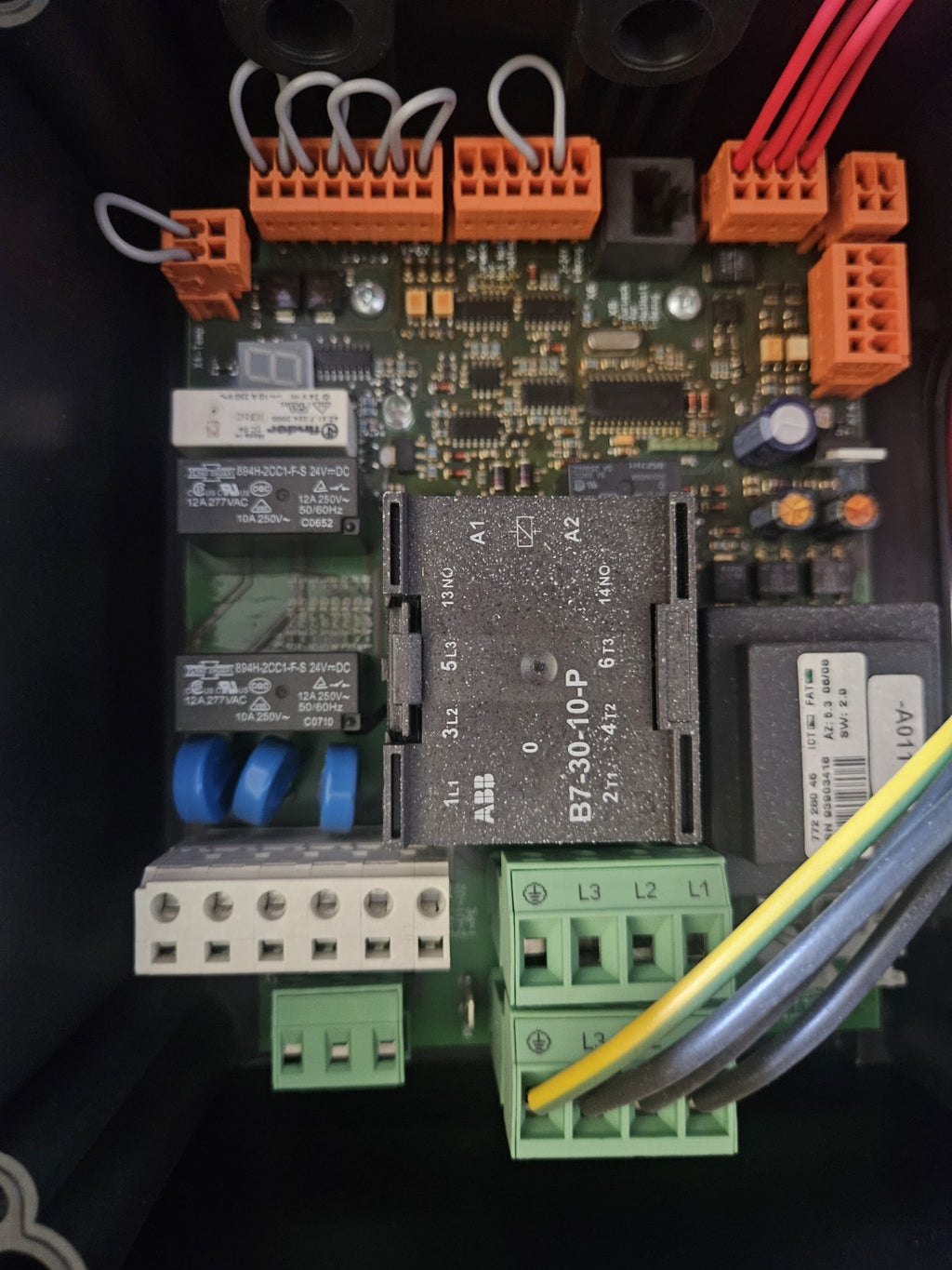 Demag Control Box with ABB Contactor & Transformer – Industrial Crane Component