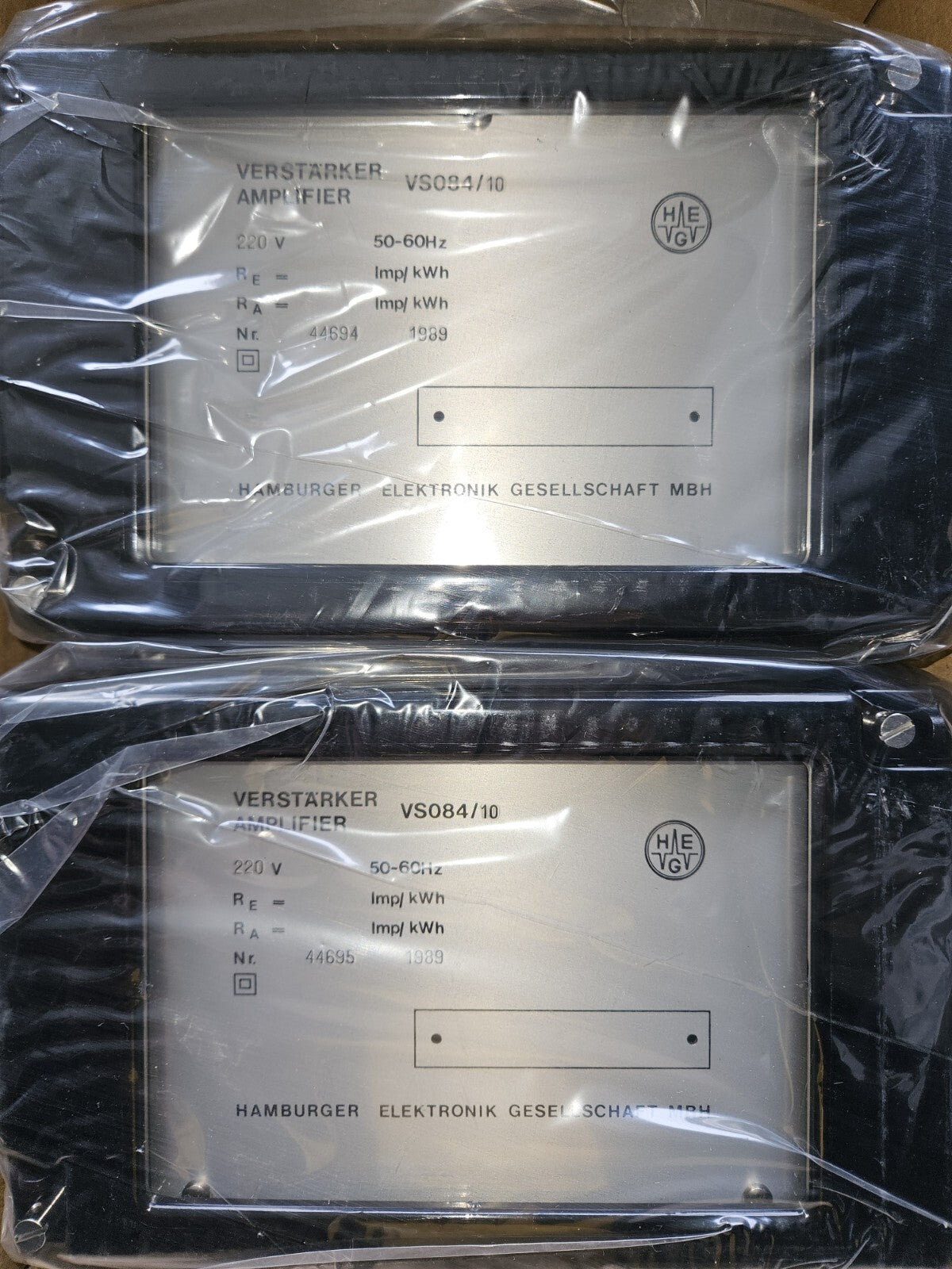 Verstärker amplifier / Typ: VS084/10 Hamburg Elektronik 220V Neu/ovp 50-60Hz New