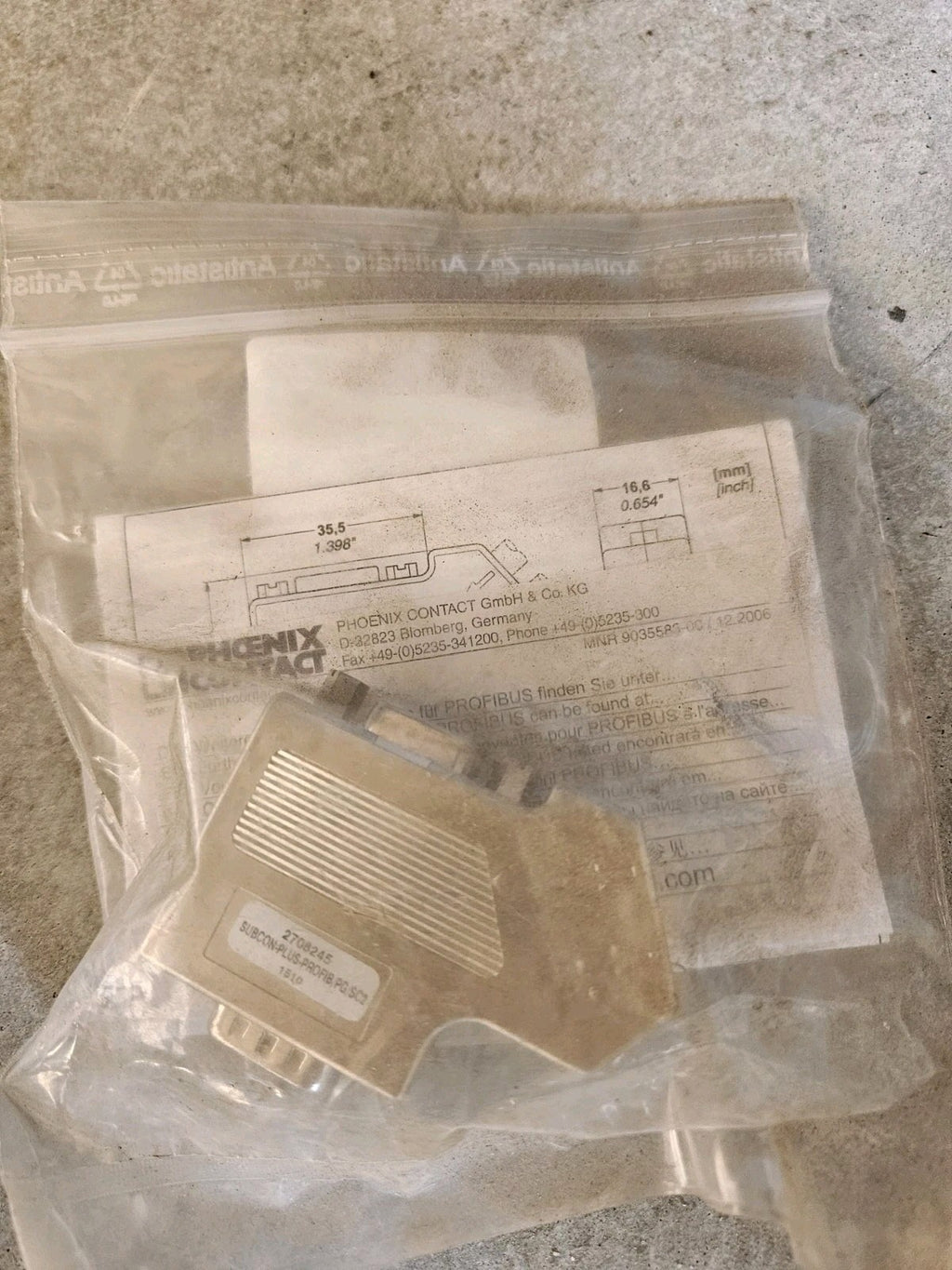 1 x PHOENIX CONTACT SUBCON-PLUS-PROFIB/PG/SC2 27 08 24 5, Neu/ovp, NOS unbenutzt