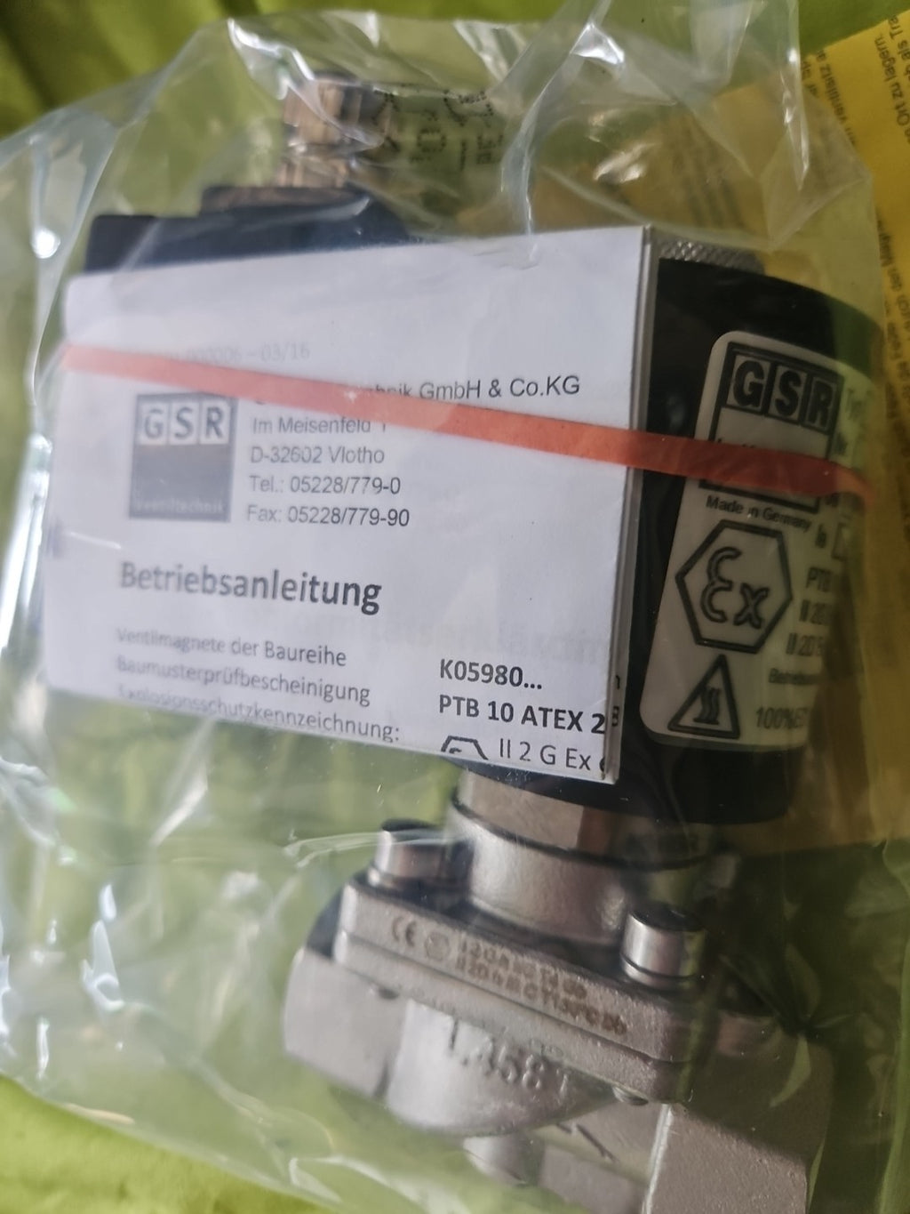 GSR-Magnetventil GO2111250G035.000539.010.099.010A35230804.8080 Neu/ovp,0-30