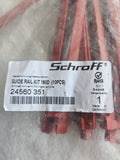 Schroff Guide Rail Kit 160D – 24560-351 – 10er Pack – NEU – für 19" Baugruppe.