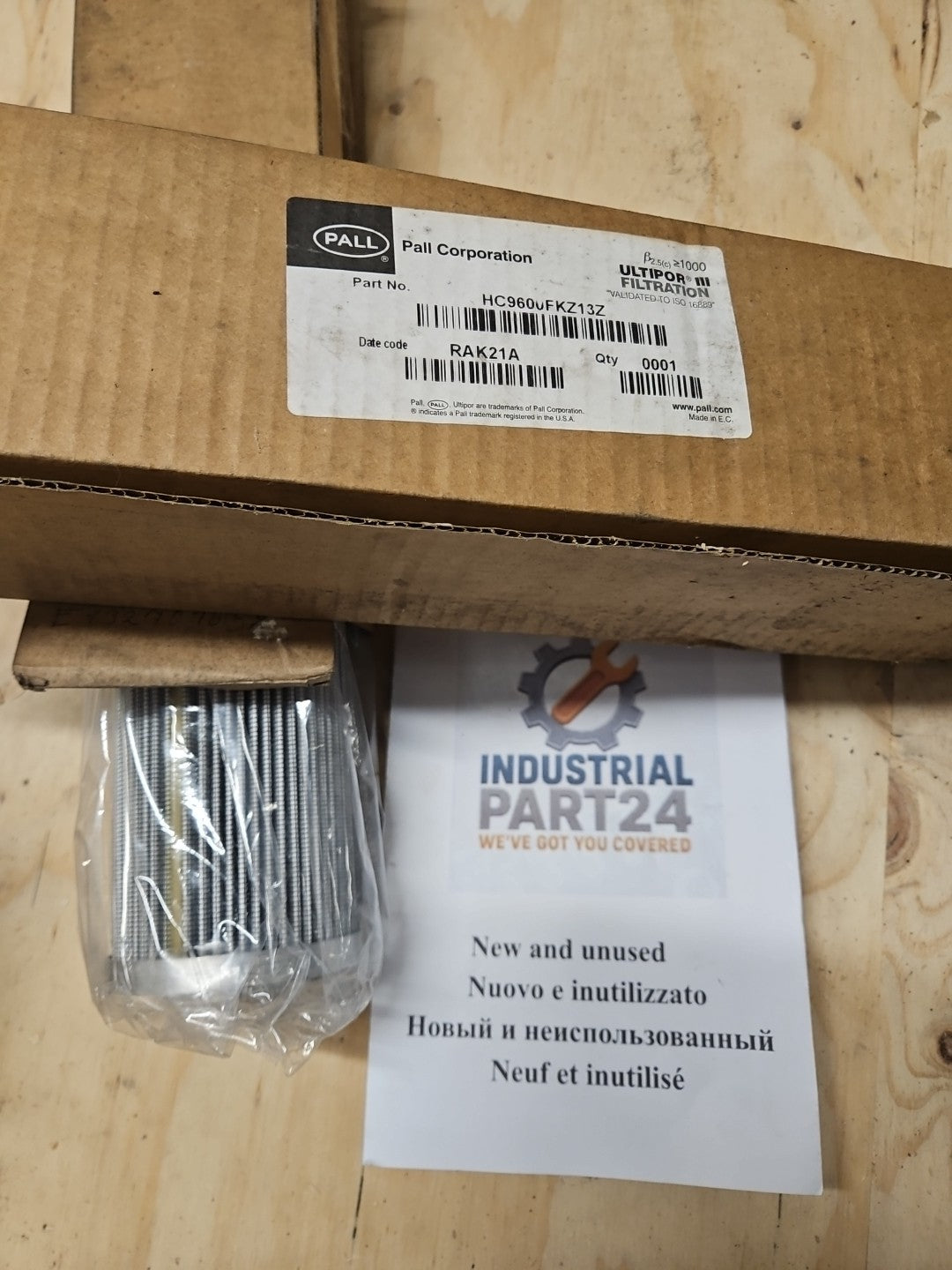 PALL HC9600FKZ13Z FILTER Genuine Ultipor hydraulic Filter New Old Stock, Neu/ovp