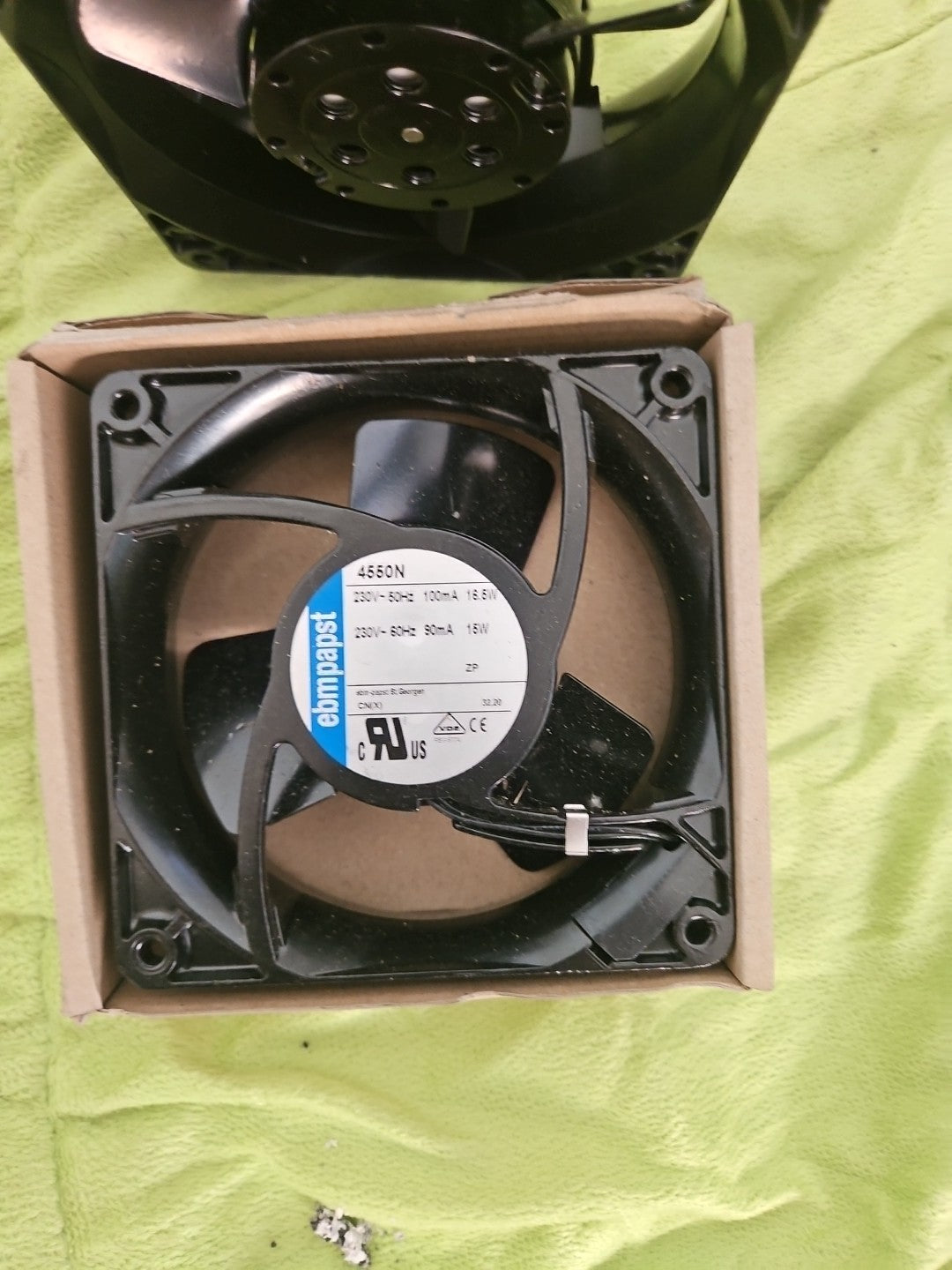 Lüfter ebmPapst 4550N Typ 4550 N 4550N  16,5W Watt 220Volt ebm Papst Neu!! New