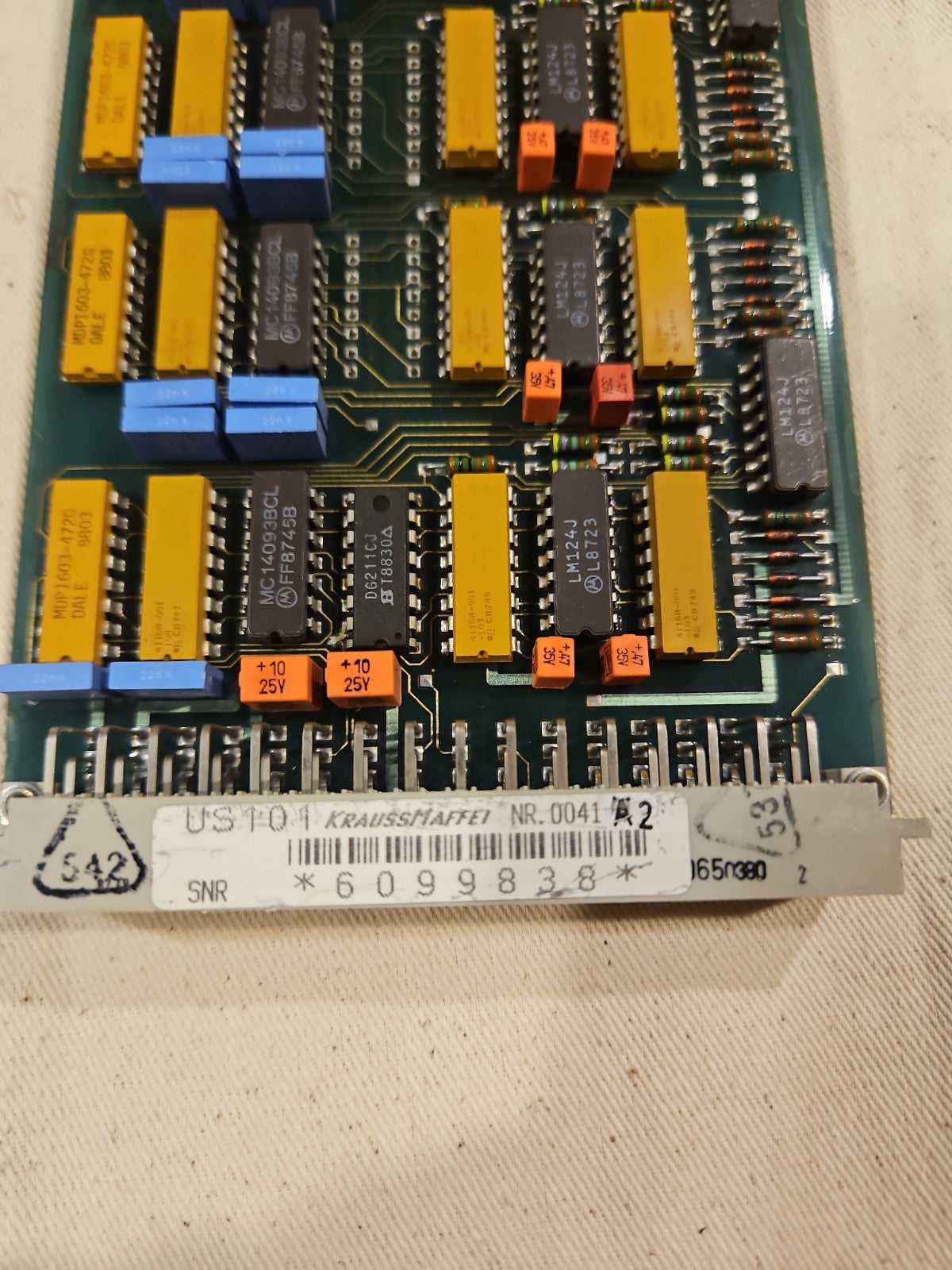Krauss Maffei – 6099838 –US101 Circuit Board, Verstärker Karte,used & tested