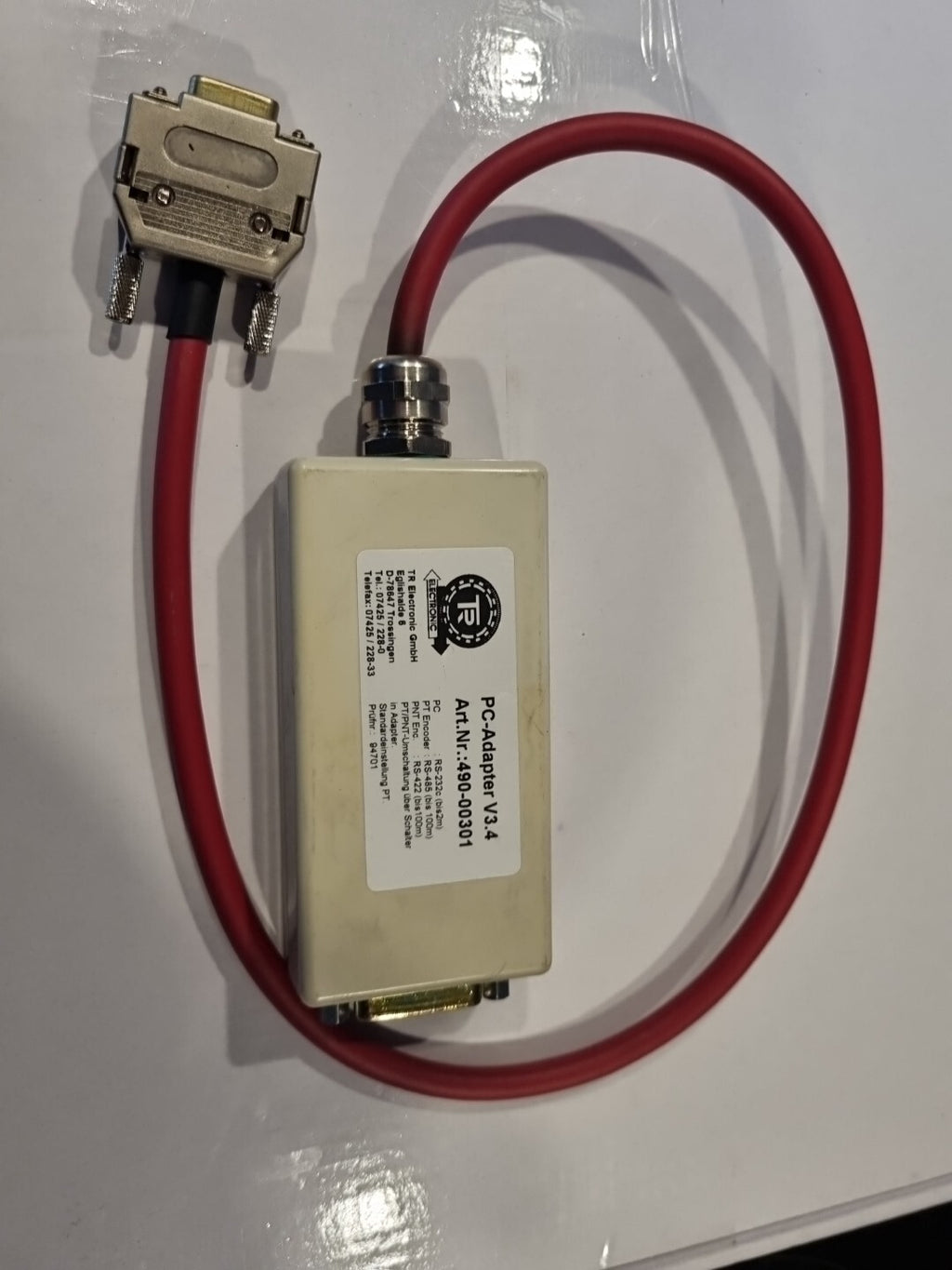 TR Electronic GmbH Programmieradapter 490-00301 Neu, new old stock