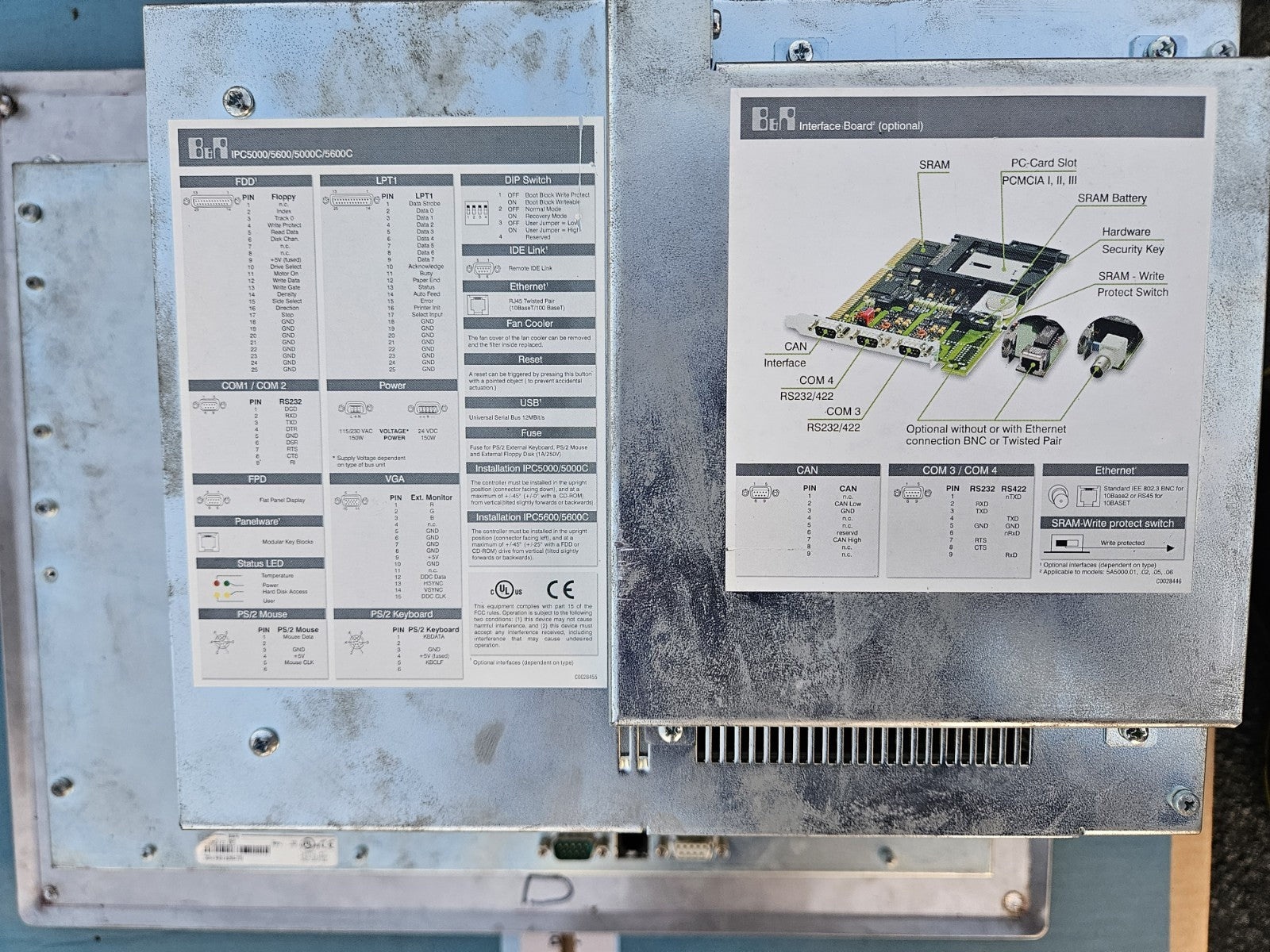 B&R AUTOMATION Provit 5200, 5D5212.02 15"TFT + PC IPC5000/5600/5000C/5600C 
