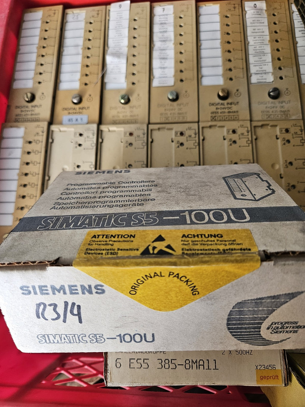 SIEMENS SIMATIC S5 6ES5 385-8MA11 Counter Module New Neu/ovp Unused Nos