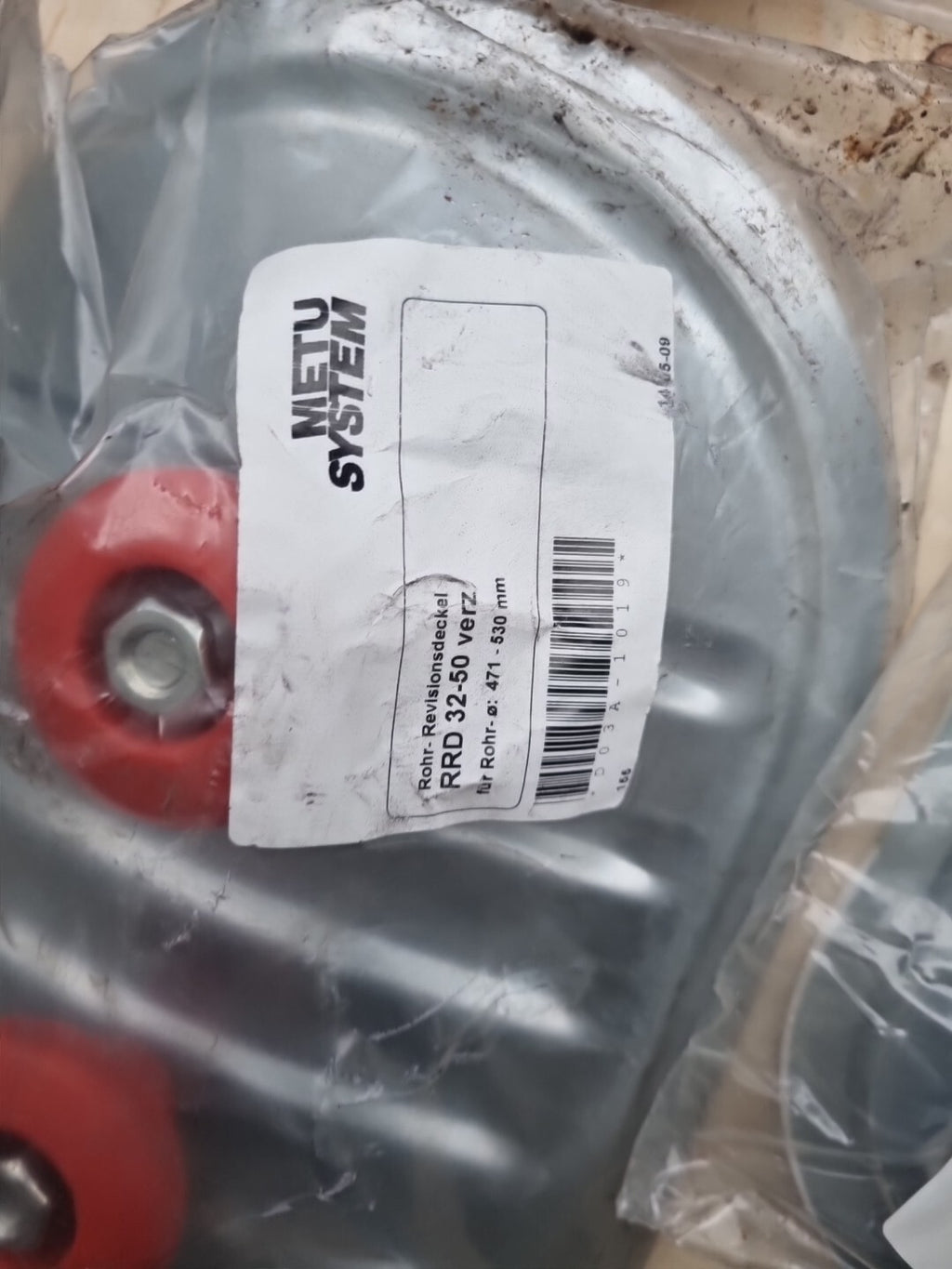 Konvolut 7 x METU SYSTEM Rohr - Revisionsdeckel RRD 21-16+18 und RRD 32-50 neu!