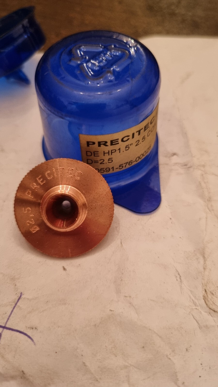 Konvolut 9 x Laser Düsen Precitec P0591-573-00015 0,8-2,5mm neu/ovp siehe bilder