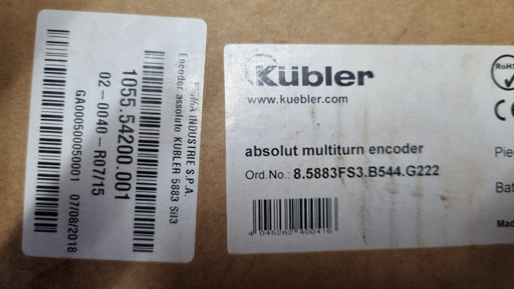 Kübler 5883 SIL3, 8.5883FS3.B544.G222 Drehgeber  absolute momentum encoder new!