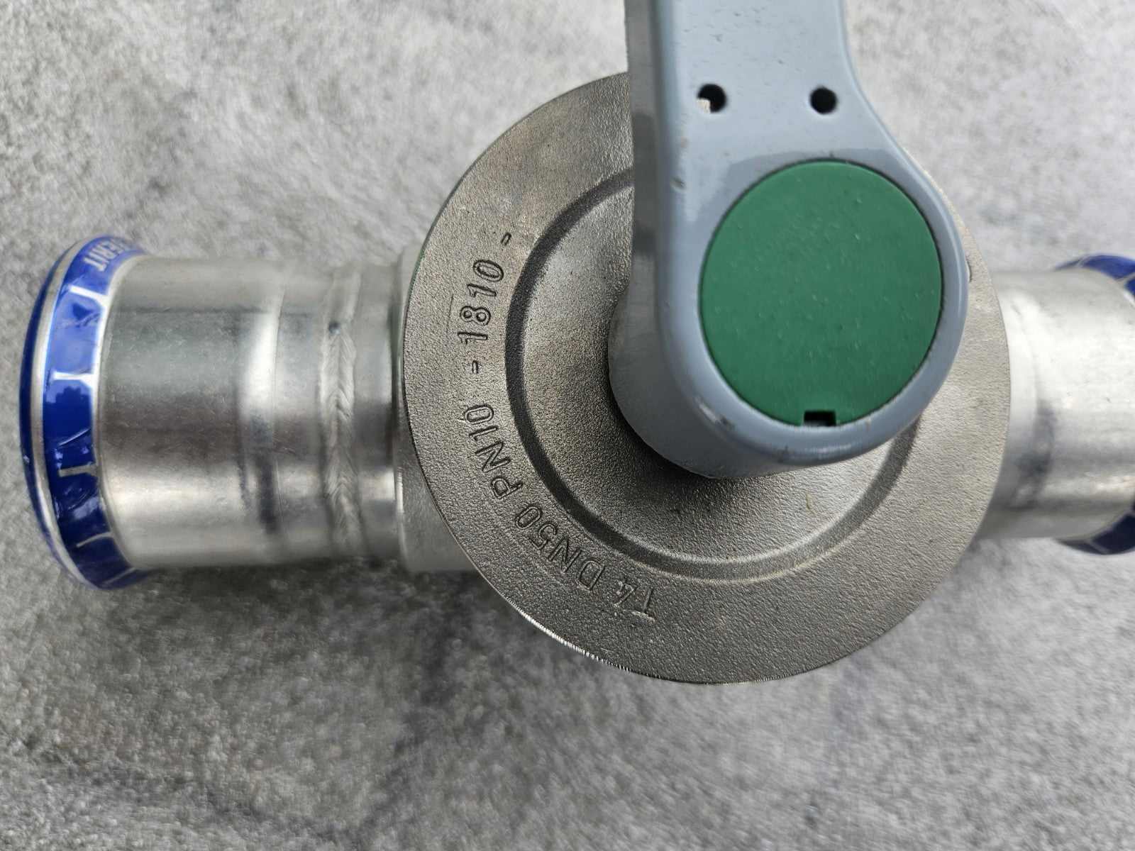 1 x Geberit Mapress Edelstahl Kugelhahn mit Betätigungshebel 94958,Neu/Unbenutzt