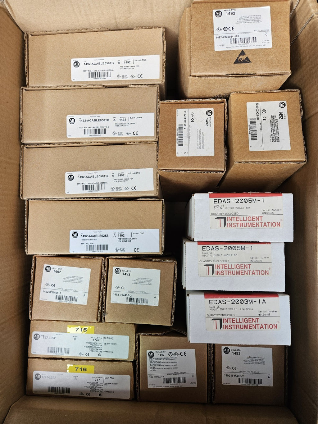 INTELLIGENT INSTRUMENTATION EDAS-2003M-1A,analog Input Module New in Box, Unused