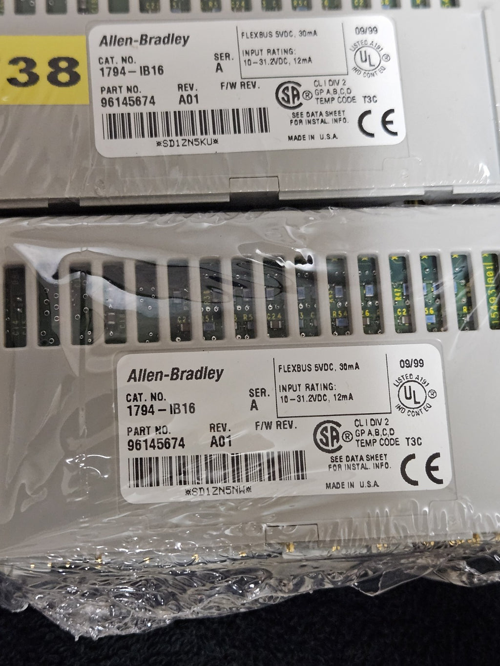 Allen-Bradley 1794-IB16 SER A Flex I/O Input Module, 96145673, new unused. Neu