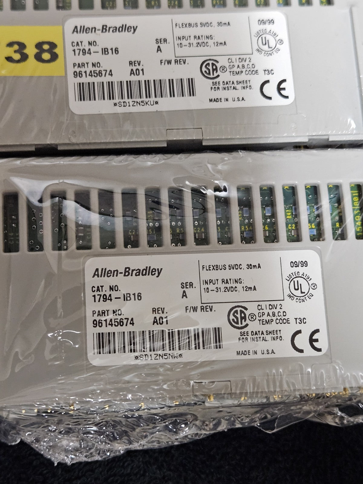 Allen-Bradley 1794-IB16 SER A Flex I/O Input Module, 96145673, new unused. Neu