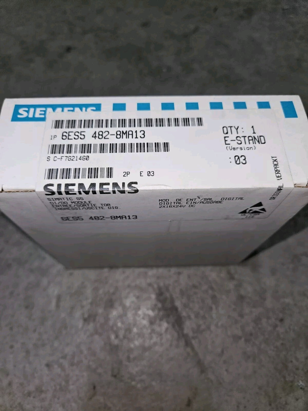 Siemens Simatic 6ES5 482-8MA13, Brand New In Box Sealed, Neu/ovp, Unopened