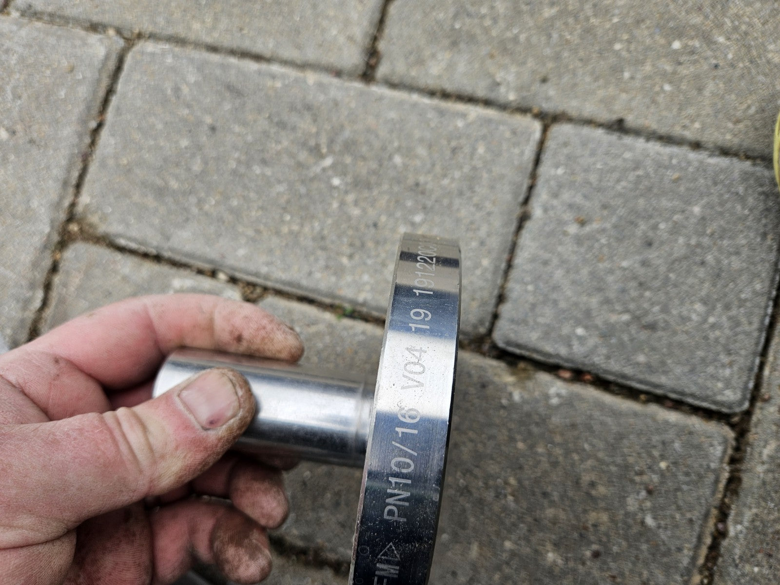Geberit Mapress Edelstahl Flansch PN 10/16, mit Einschubende, Neu Unbenutzt,INOX