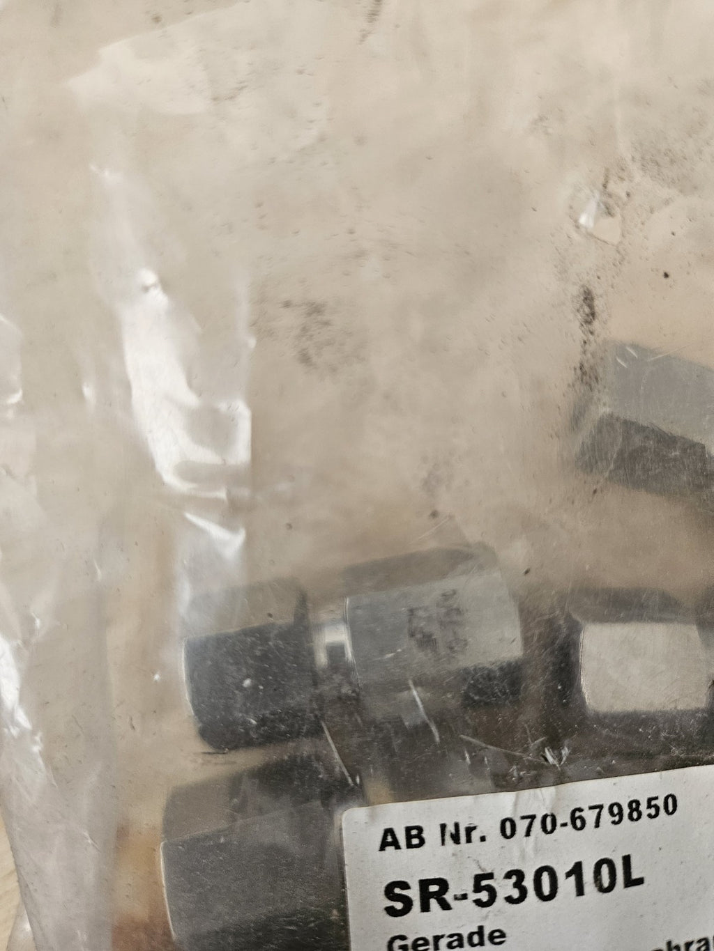 16 x Gerade Aufschraubverschraubungen SR-53010L, Edelstahl, Neu/ovp 10mm New