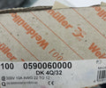 100x Durchgangsreihenklemme Weidmüller DK4/32 Doppelstock-Reihenklemme 4mm² NEU!