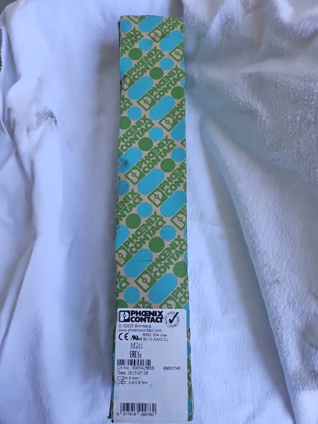 50 x Phoenix Contact UK 5 N UK5N Durchgangsklemme 3004362 Neu/ovp New In Box