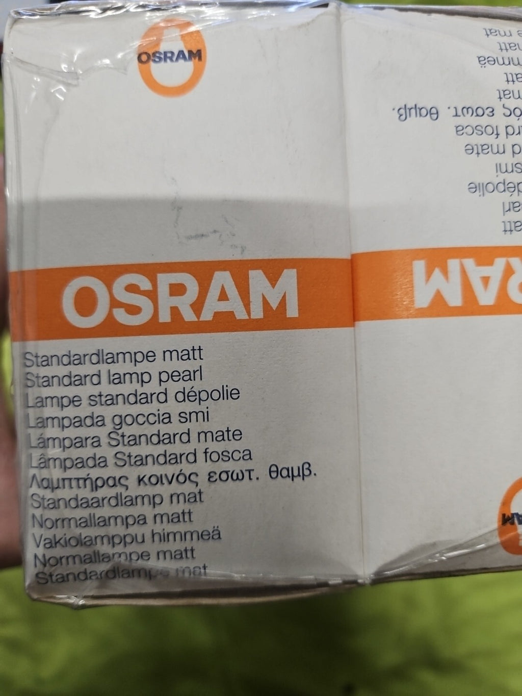  10 X OSRAM GLÜHLAMPE Standart 100W E27 230V Matt BIRNE LAMPE, Neu/ovp New