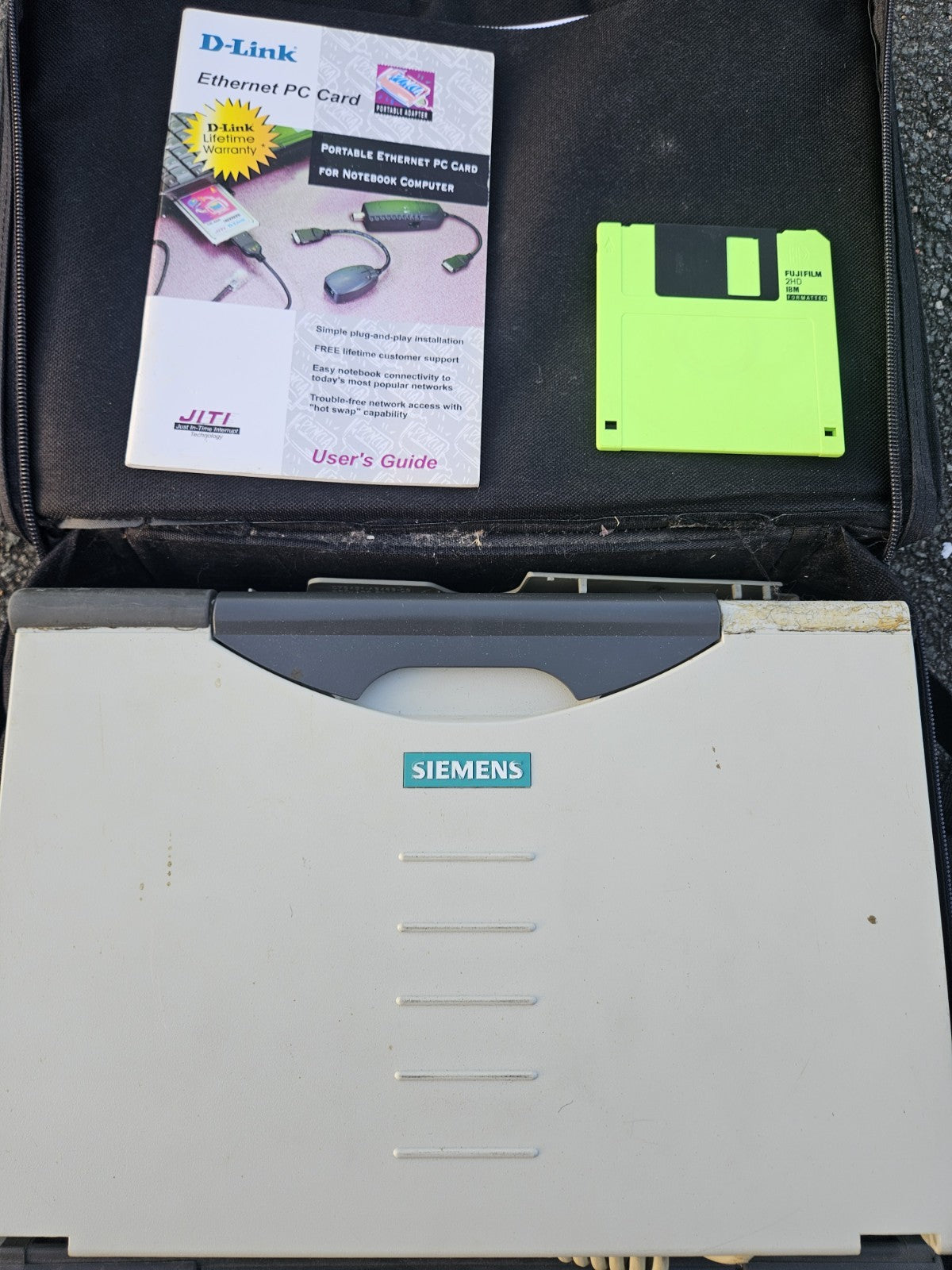 SIEMENS Simatic PG720P device, carry Bag, power supply etc, working used