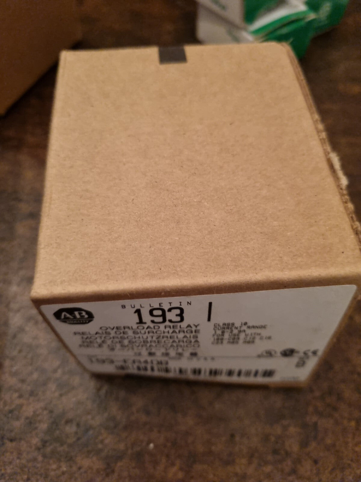 ALLEN BRADLEY OVERLOAD RELAY 193-EA4DB SERIES B 1-2.9A new in box