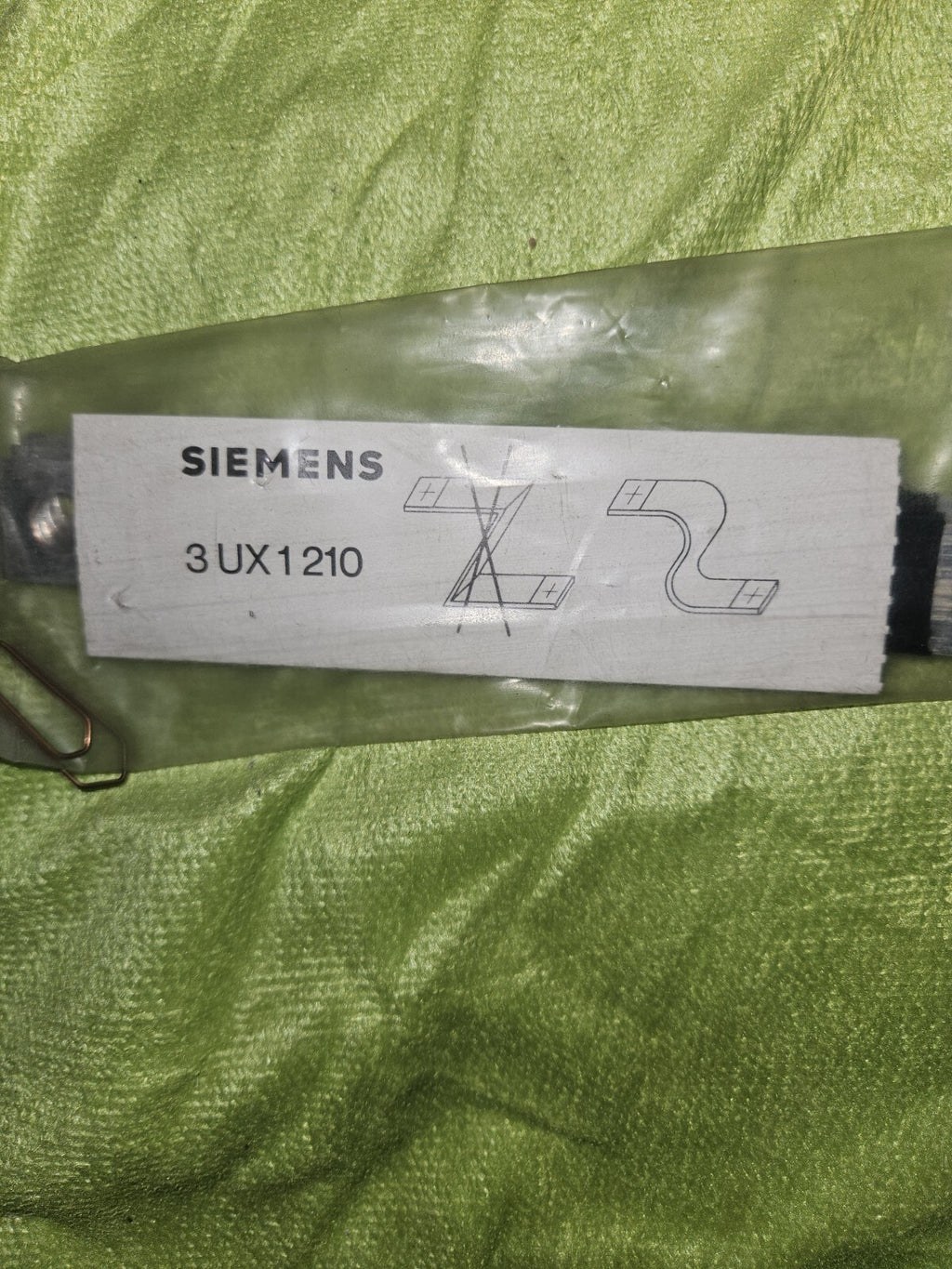 3 x SIEMENS STROMBÄNDER  3 UX 1210 -NEU / OVP-, New Unused, 3UX1210 Anschlussbr.
