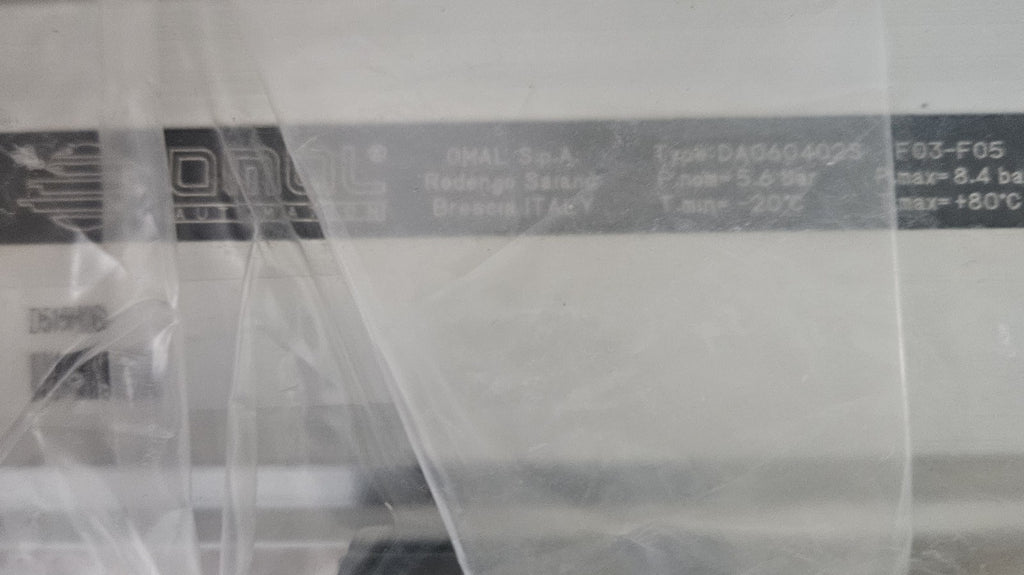 OMAL Automation DA060402S F03-F05 + OMAL A105, 16875/18, V515F608, DN40 New Neu