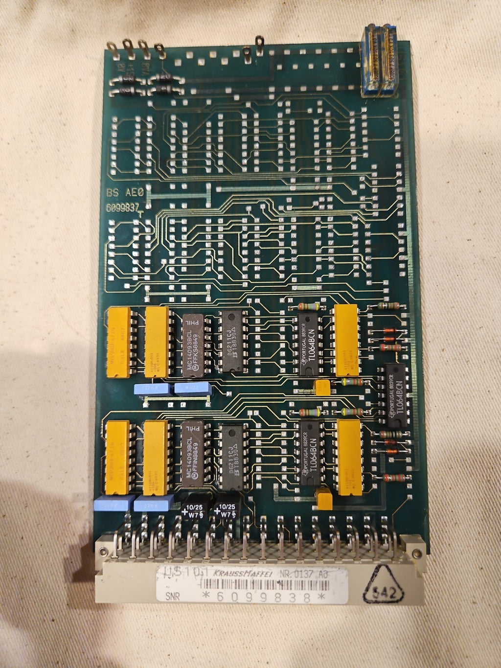 Krauss Maffei – 6099838 –US101 Circuit Board, Verstärker Karte,used & tested