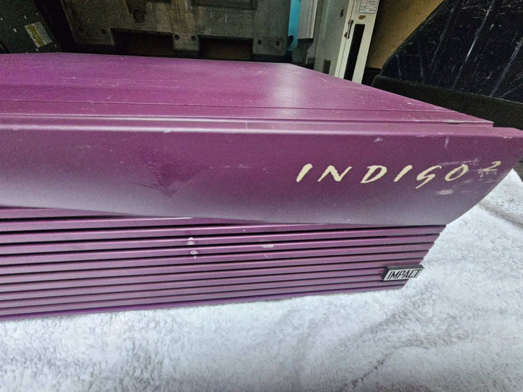 SGI Indigo2 Purple, Vintage Computer, Silicon Graphics working Condition TOP
