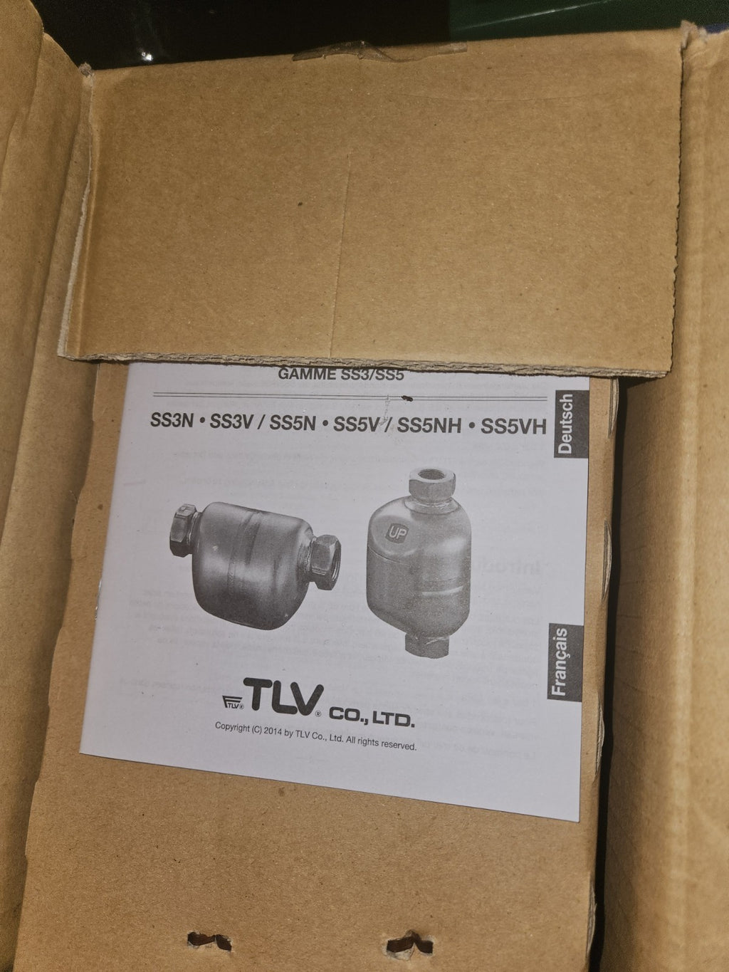 TLV 3/4" NPT Free Float Steam Trap SS3N-21, SUS316L, PN-40 R.F, New In Box NEU