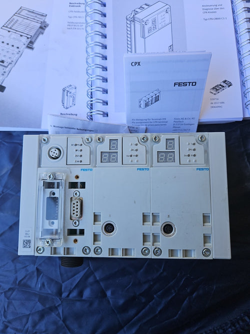 2 xFesto Terminal CPX-CMAX-C1-1 Achscontroller 548932+CPX-FB13 195740 Neu Unused